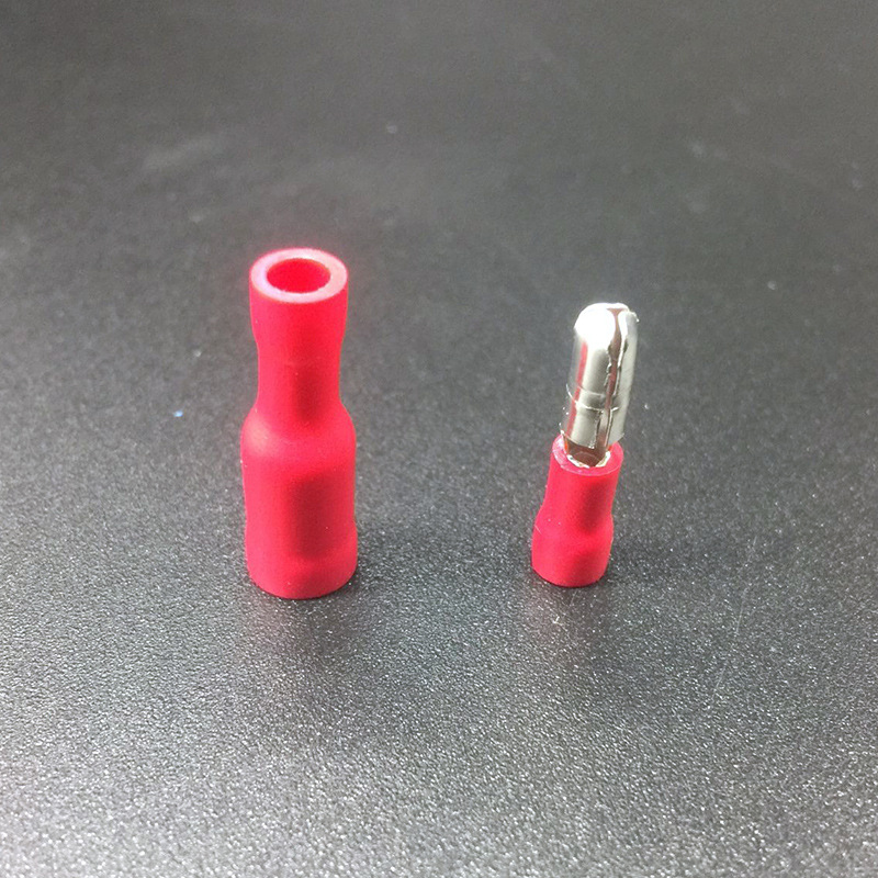 HỘP 50 cặp cos đầu đạn 5 màu, giắc nối nhanh đực + cái MPD1.25-156