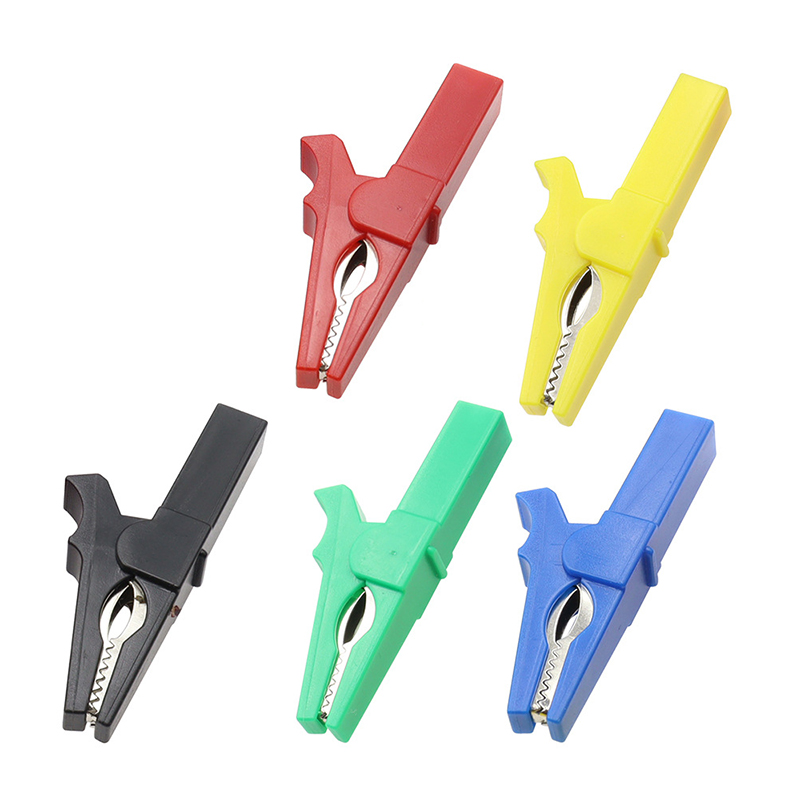 Kẹp số 1 bọc nhựa an toàn dài 55mm - đuôi lỗ 4mm