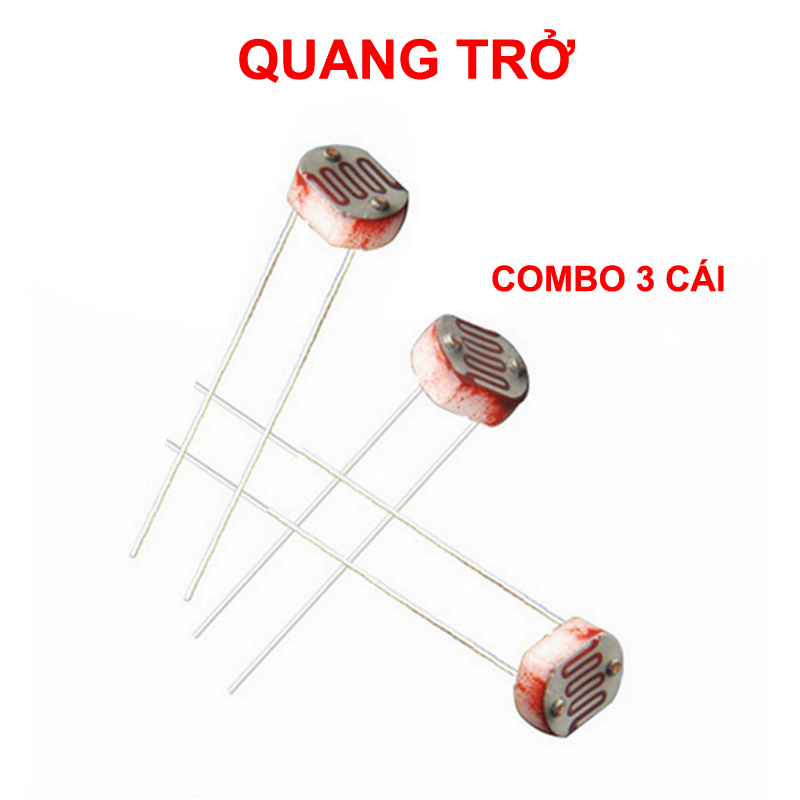 COMBO 3 cảm biến ánh sáng - điện trở quang GL5516