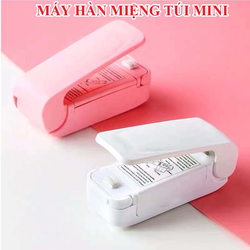 Máy hàn miệng túi nilong mini (tặng pin), cầm tay, nhỏ gọn, tiện lợi