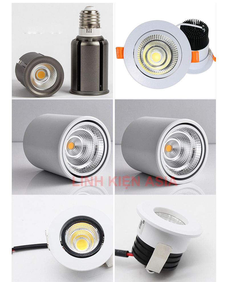 Chip led COB điện trực tiếp 220V nhiều màu sắc trang trí ánh sáng sân khấu