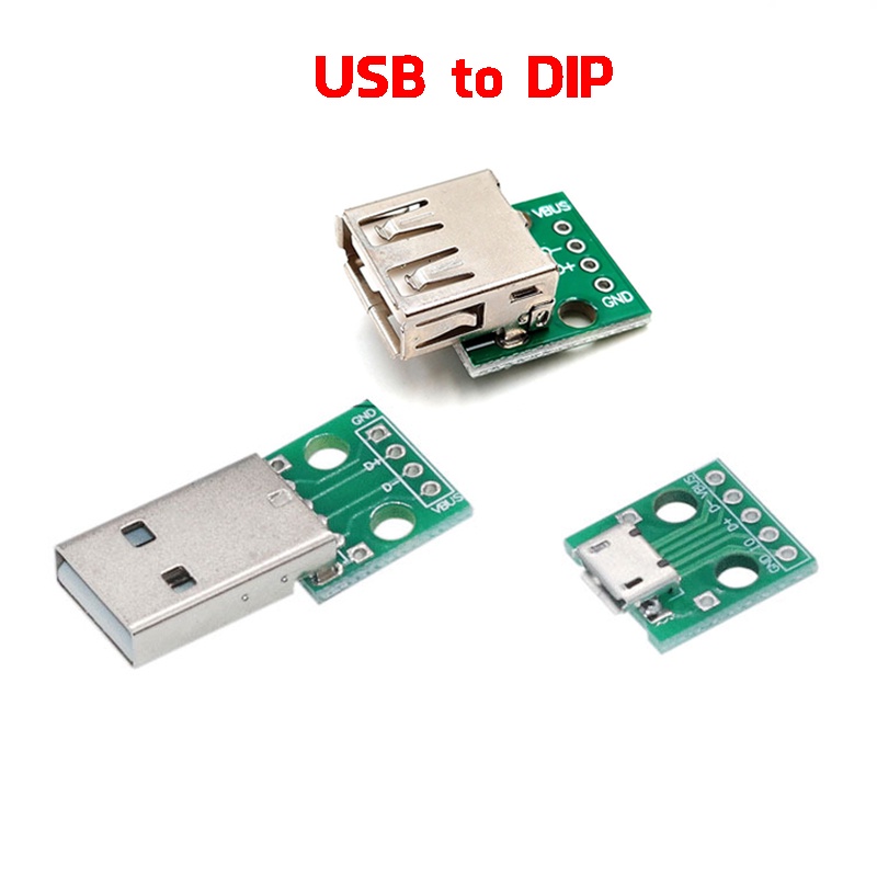 Mạch chuyển USB to 4 chân DIP - USB 2.0 to 4 chân DIP