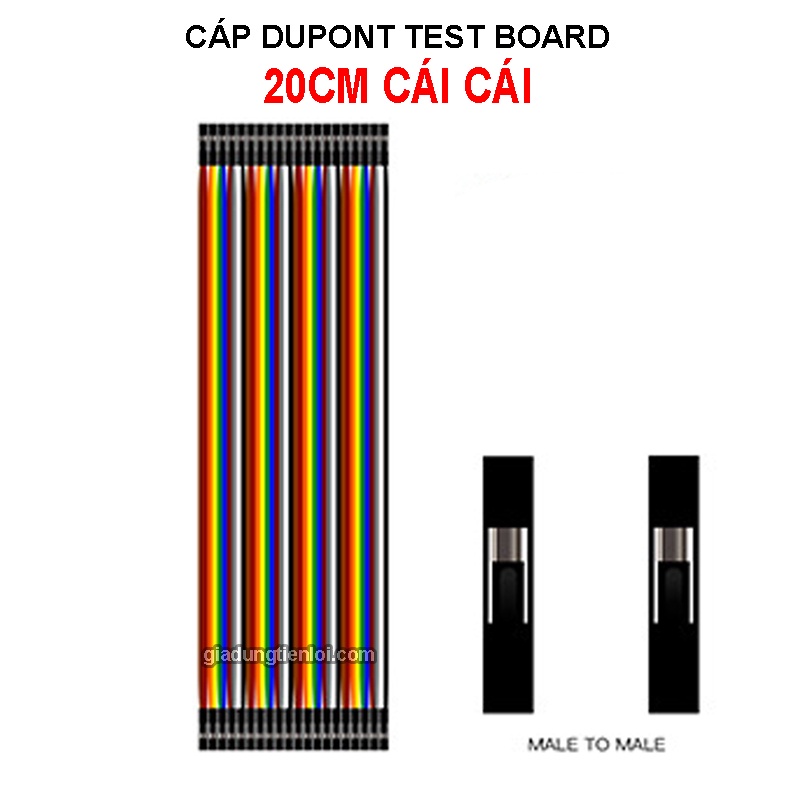 Dây Cáp Dupont 40 chân - dùng Làm Arduino DIY (dây test board)