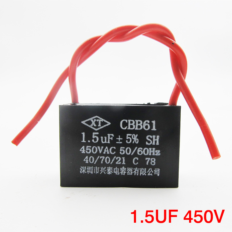 Tụ Khởi Động Quạt Không Phân Cực /  thông số từ 1.5uf-5uf