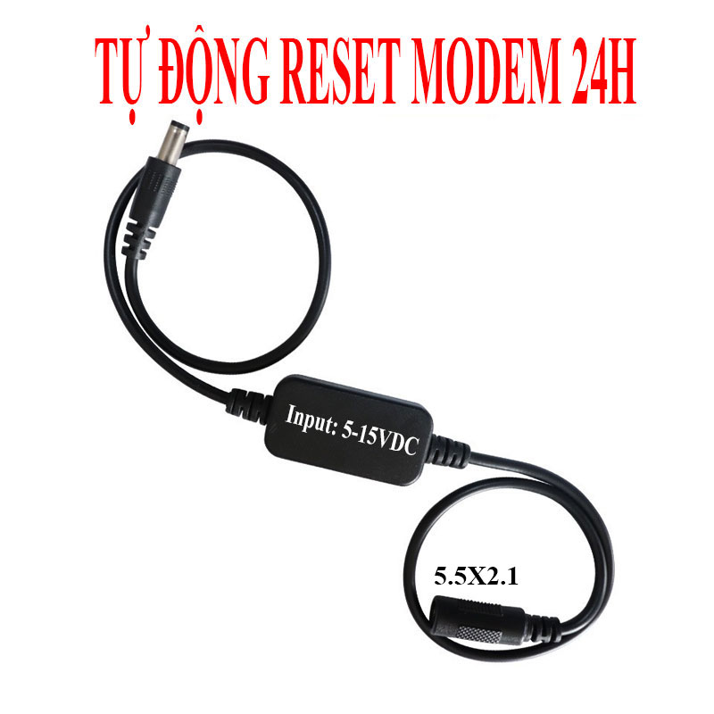 Mô-đun Tự Động Reset Router WiFi 24H – DC điện áp vào 5V~15V