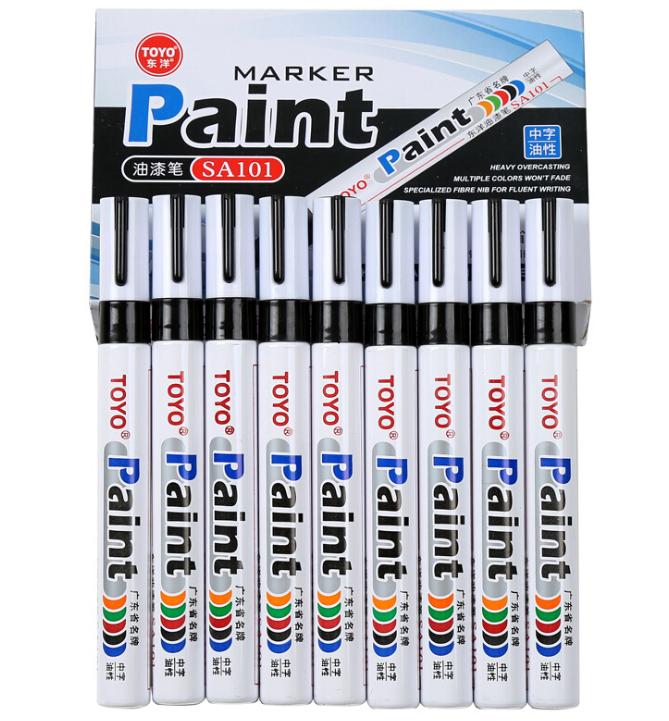 Bút Sơn (Repaint) Vẽ Lốp Xe Che Vết Nứt Đồ Nhựa Gốm Sứ Màu Sơn Bền, Độ Kết Dính Cao, Phù Hợp Với Hầu Hết Các Chất Liệu