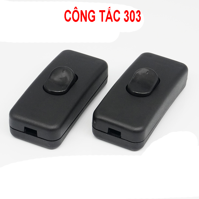 Công tắc đèn bàn 303D điện áp 110-220V nhỏ gọn dễ lắp đặt