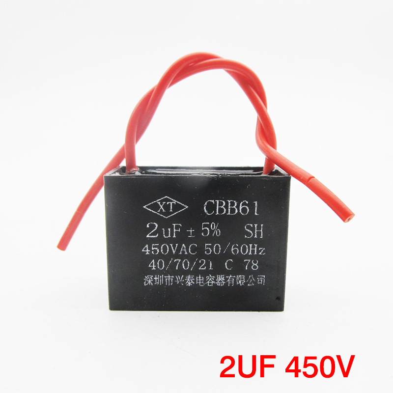 Tụ Khởi Động Quạt Không Phân Cực /  thông số từ 1.5uf-5uf