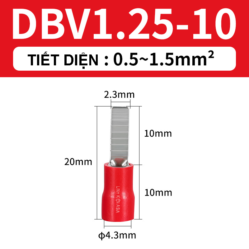 COMBO 10 Cos dẹp DBV gắn Aptomat (CB), cầu dao, đầu nối cách điện