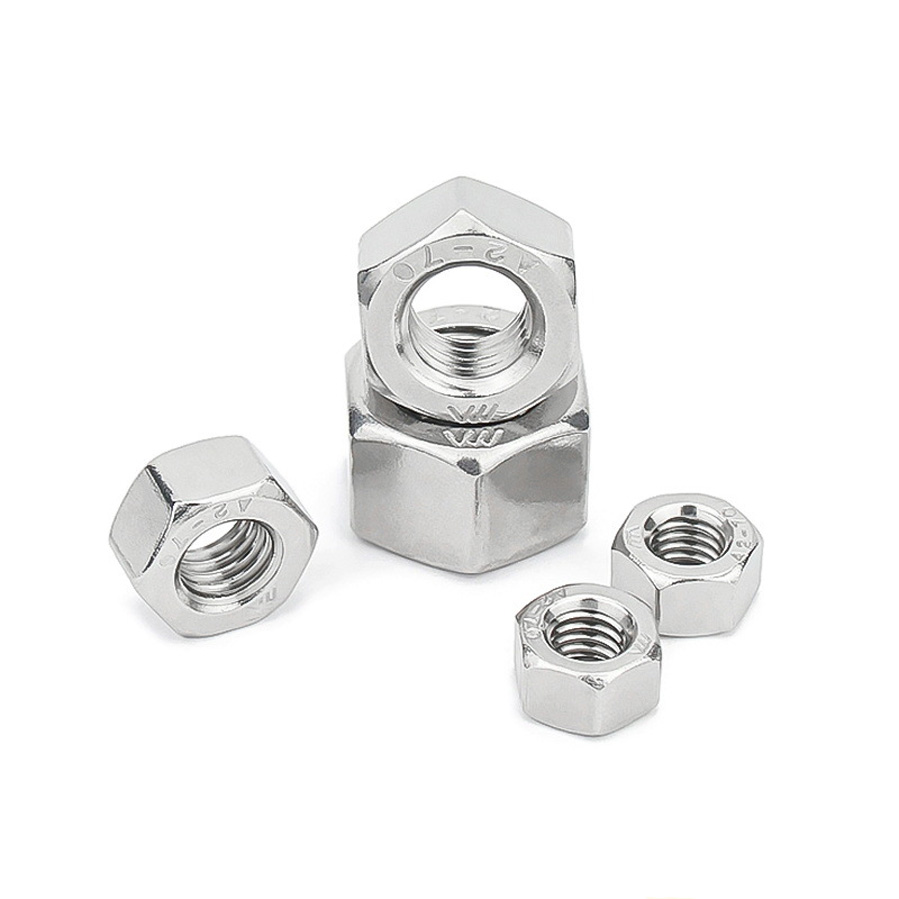 Đai ốc lục giác bằng thép không gỉ 304 DIN934