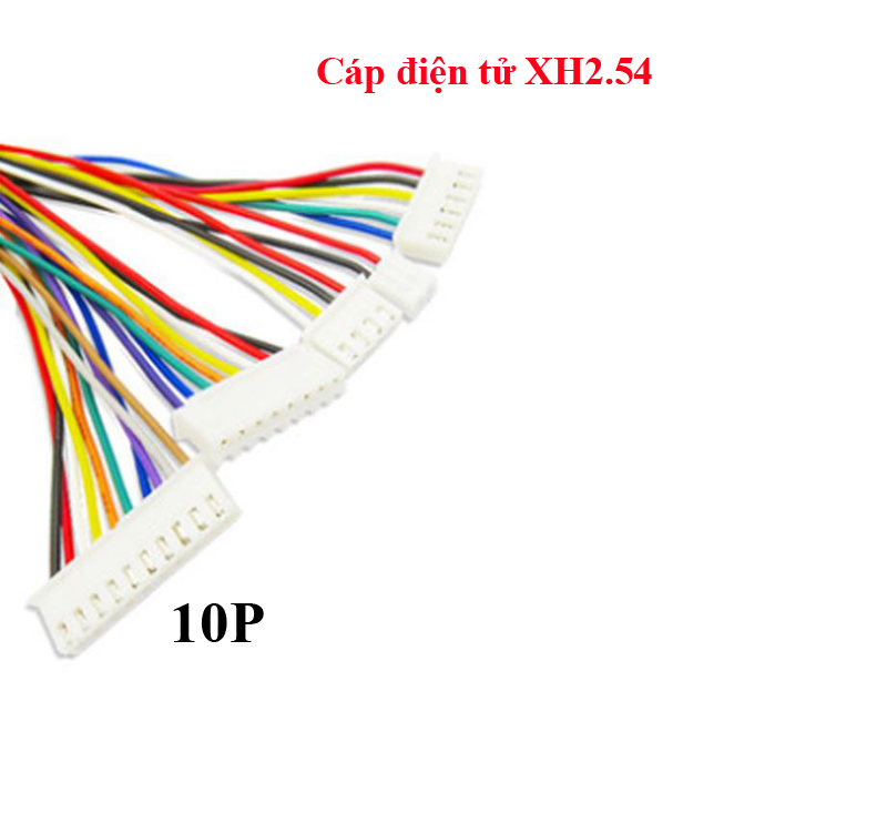 Cáp điện tử XH2.54 2P/3P/4P/6P/8P/10P/12P dài 20CM