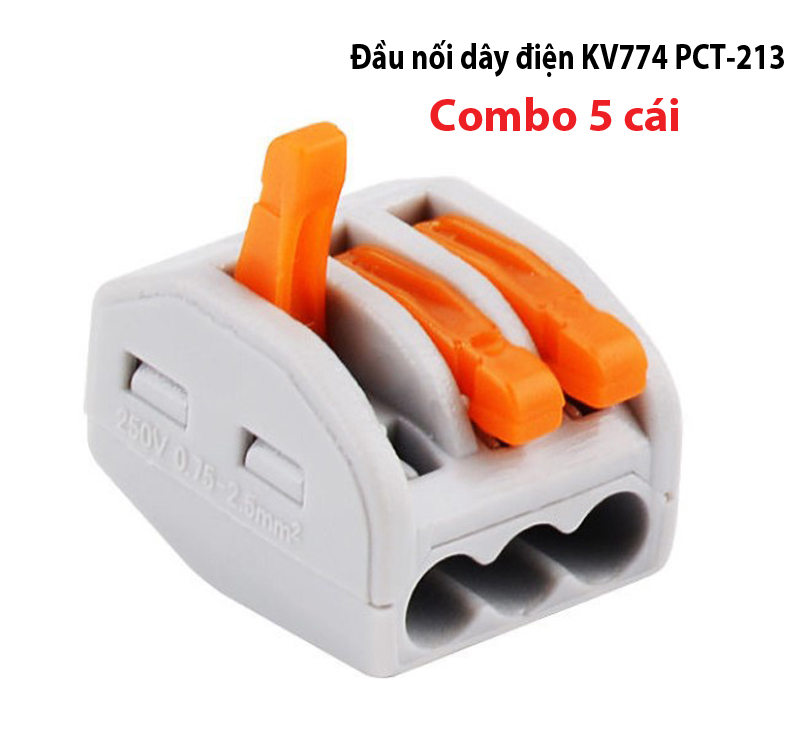 Combo 5-10 đầu nối dây điện KV774 CH2 tiện dụng an toàn