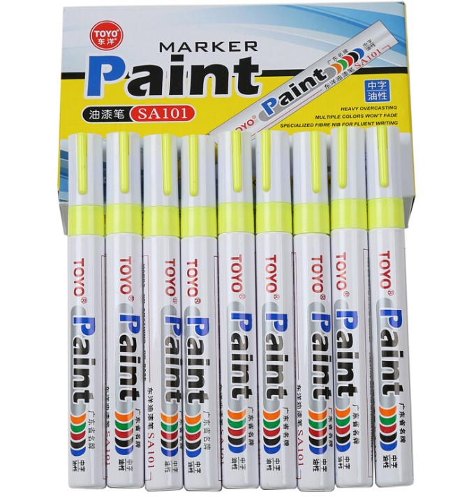 Bút Sơn (Repaint) Vẽ Lốp Xe Che Vết Nứt Đồ Nhựa Gốm Sứ Màu Sơn Bền, Độ Kết Dính Cao, Phù Hợp Với Hầu Hết Các Chất Liệu