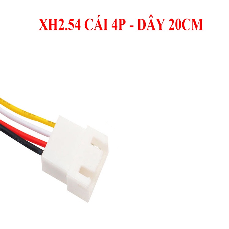Cáp điện tử XH2.54 2P/3P/4P/6P/8P/10P/12P dài 20CM