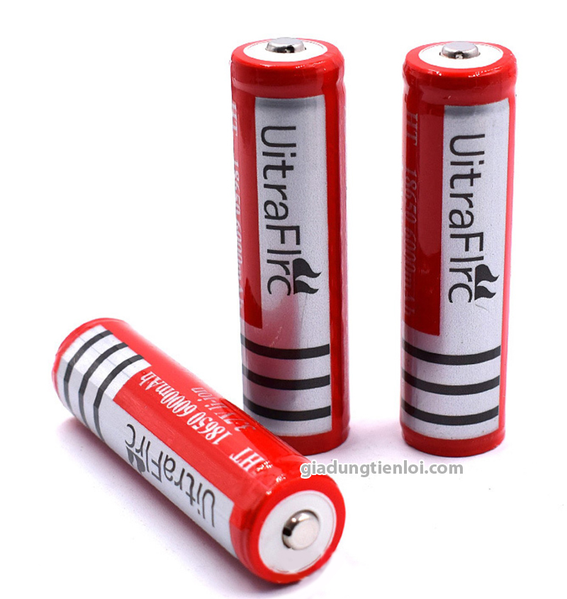 Pin sạc UltraFire 18650mAh-4800mAh - Combo 10 viên