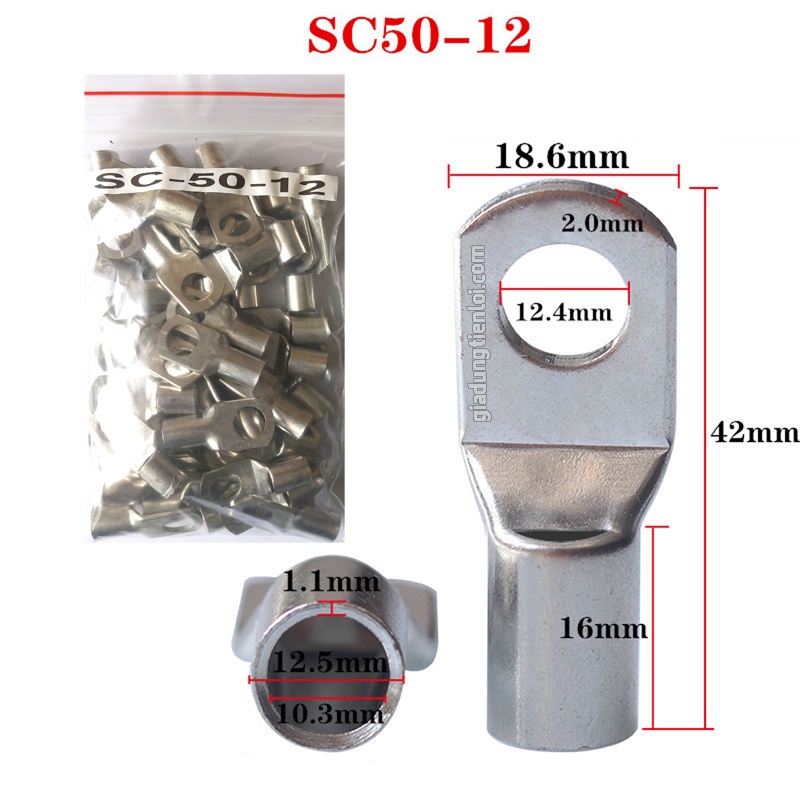 Đầu COS SC bằng đồng mạ si chống oxi hóa