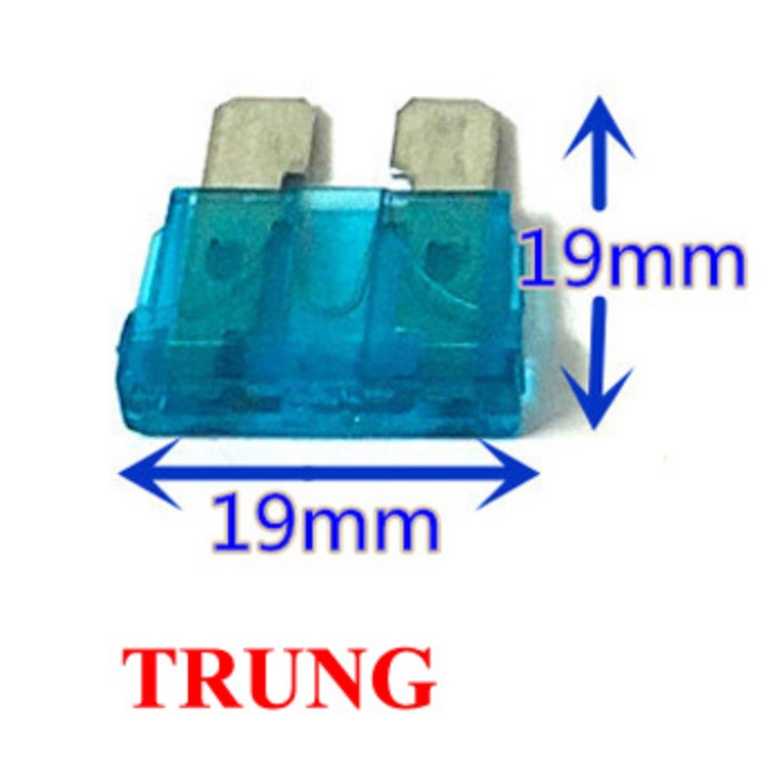 Combo 10 cầu chì ghim dùng cho xe điện, xe máy, ô tô