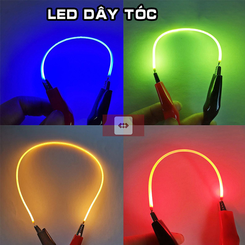 Led dây uốn chữ hiệu ứng neon 3V nhiều màu sắc trang trí nhà cửa