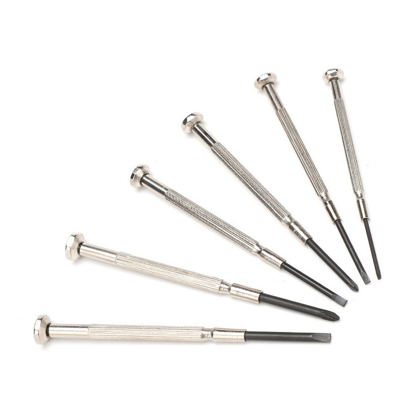 Hộp 6 tua vít sửa chữa điện tử thông dụng (đồng hồ, điện thoại)