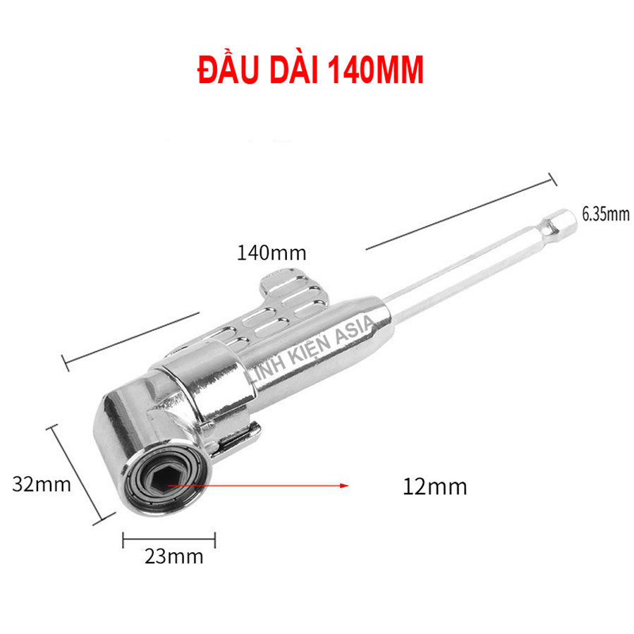 Đầu nối lục giác đổi huớng mũi Khoan Bắt Vít 105 độ