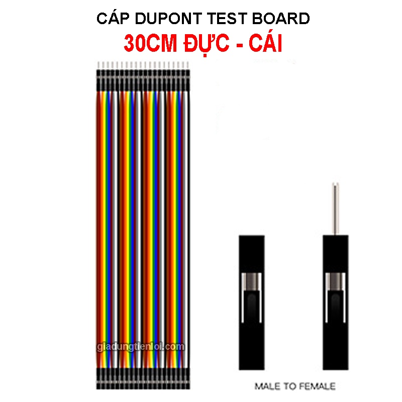 Dây Cáp Dupont 40 chân - dùng Làm Arduino DIY (dây test board)