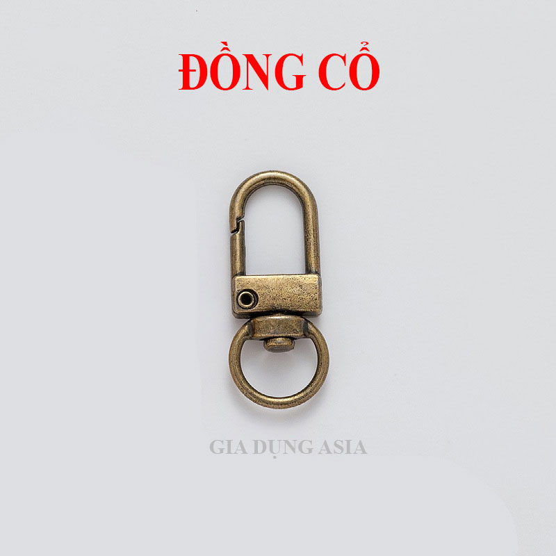 10 Móc khóa CÀNG TÔM hợp kim sơn màu xinh xắn, tự làm phụ kiện handmade