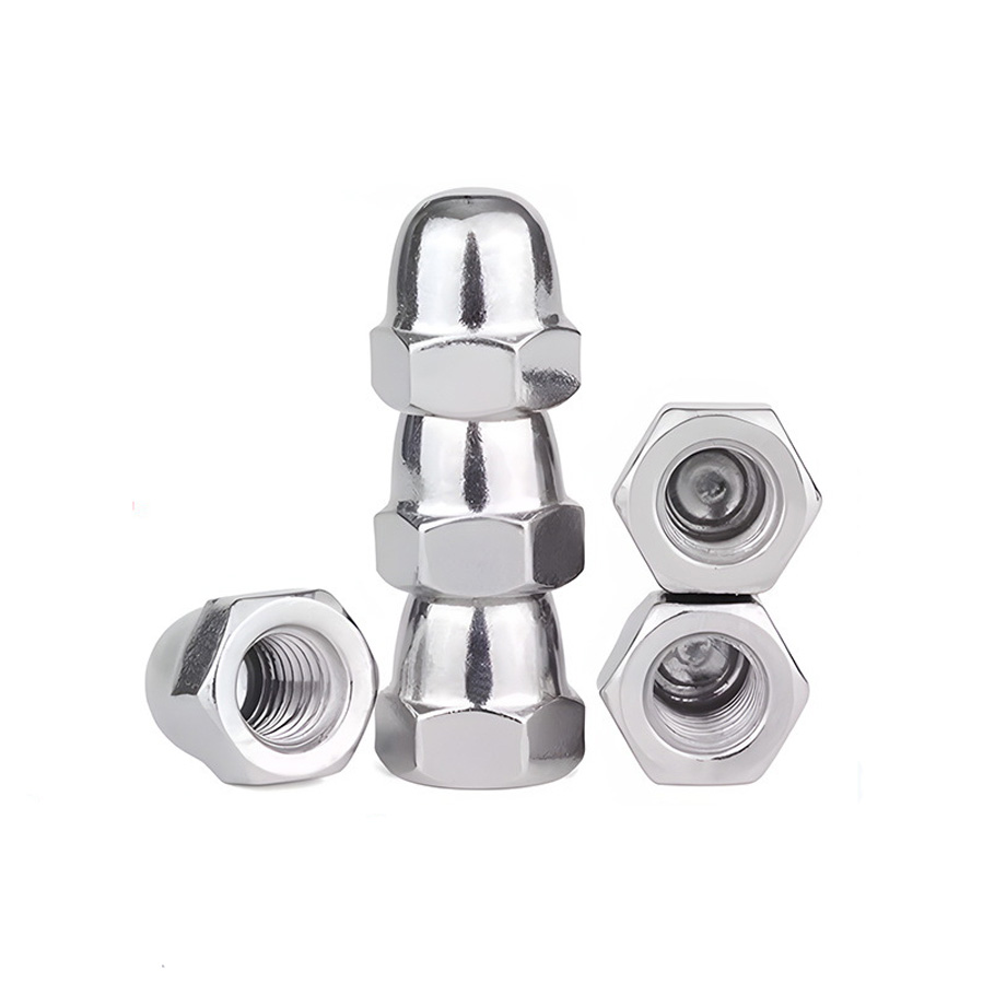 Nắp gù đai ốc bằng thép không gỉ 304 Đai ốc nắp DIN1587