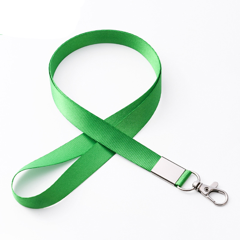 Dây Đeo Thẻ Lụa rộng 1.5cm Kèm Móc Khóa Tiện Lợi (Không Bao Gồm Bảng Tên)