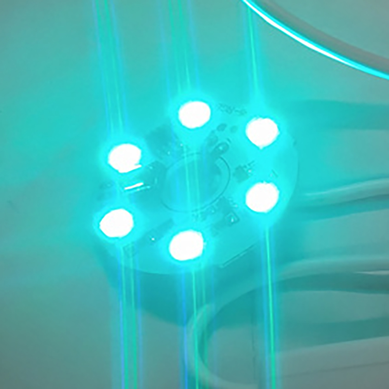 Mạch 6 Led (16 màu) điện áp 5V, có remote điều khiển chế đèn trang trí (remote)