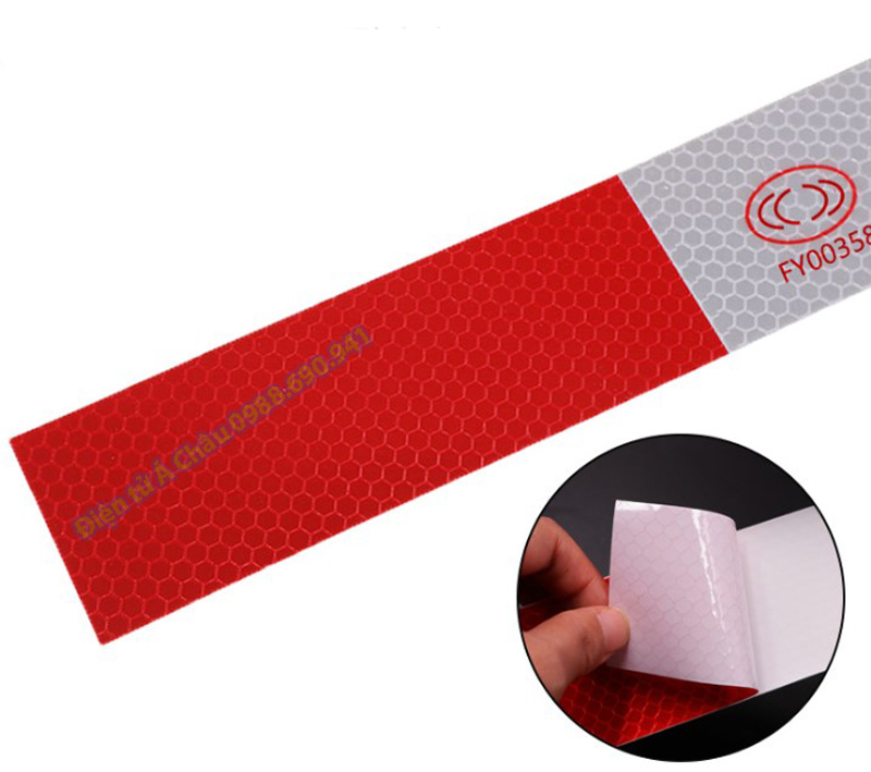 Decal phản quang dán xe đạp, xe máy, ô tô, xe tải - CUỘN 5CM DÀI 30 MÉT