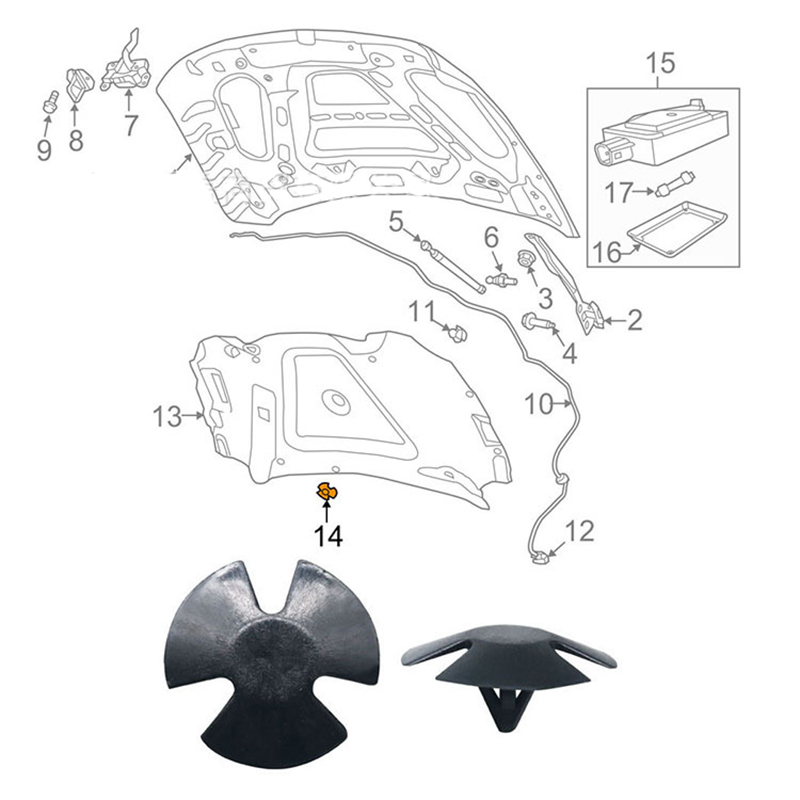 Bộ ống nước cao su 4 mét và phụ kiện thay thế cho ống rửa kính chắn gió xe hơi ô tô