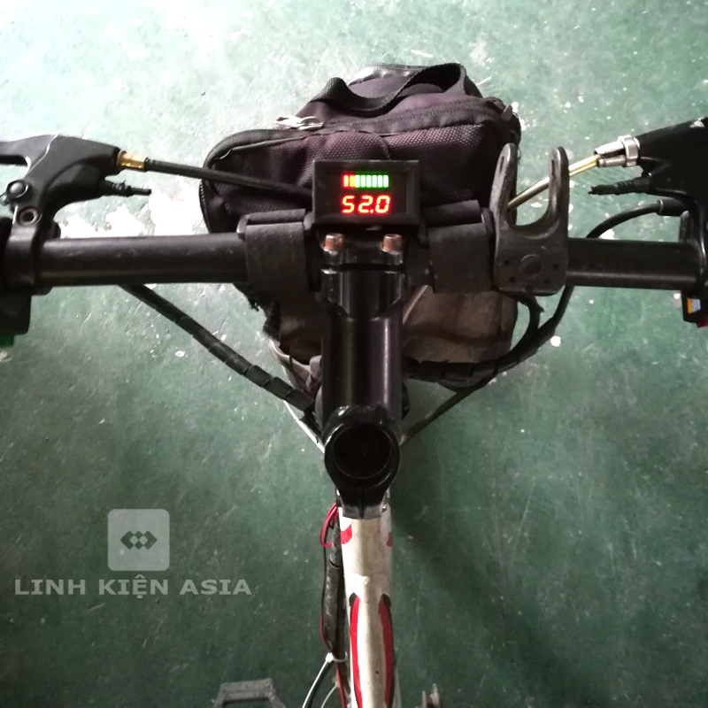 Đồng hồ đo mức pin lithium 12-72V xe đạp điện - đo pin ắc quy ô tô
