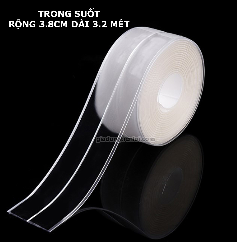 Băng keo PVC rộng 3.8CM chống thấm và chống nấm mốc nhà bếp