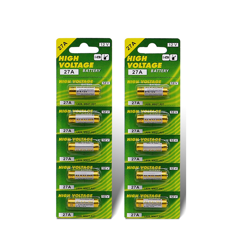 Pin ALKALINE 23A 27A 12V - pin chìa khóa điện, điều khiển cửa cuốn, chuông cửa, báo động