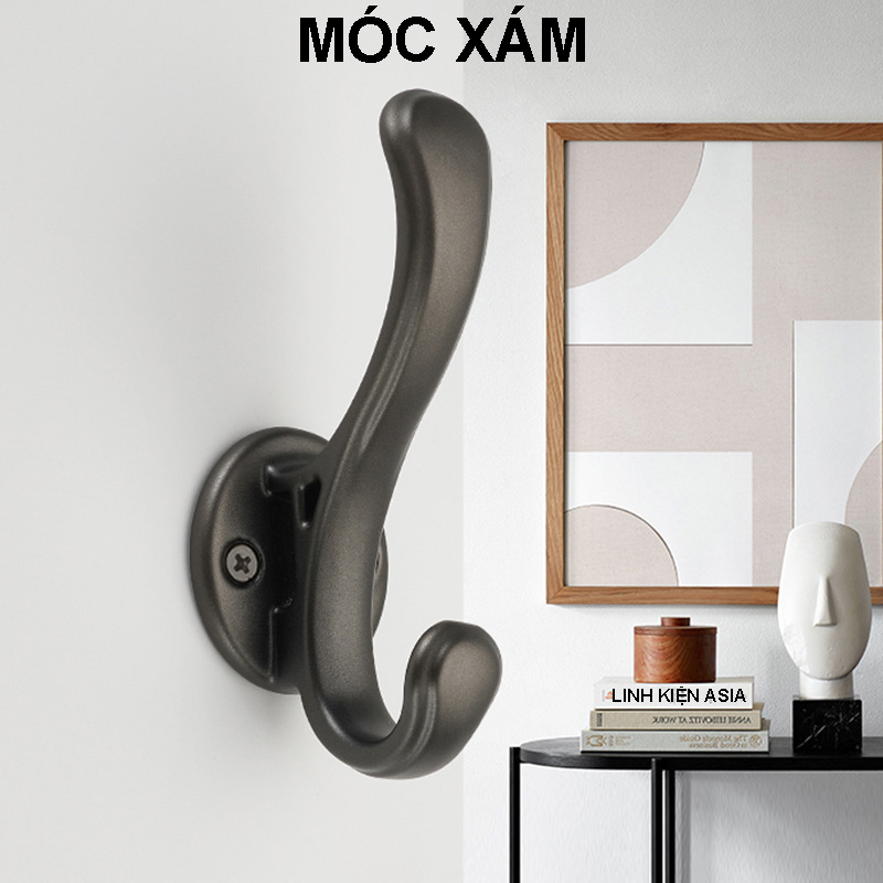 Móc CỔ ĐIỂN thiết kế sang trọng dùng treo quần áo, nón khăn sơn mạ điện bền bỉ