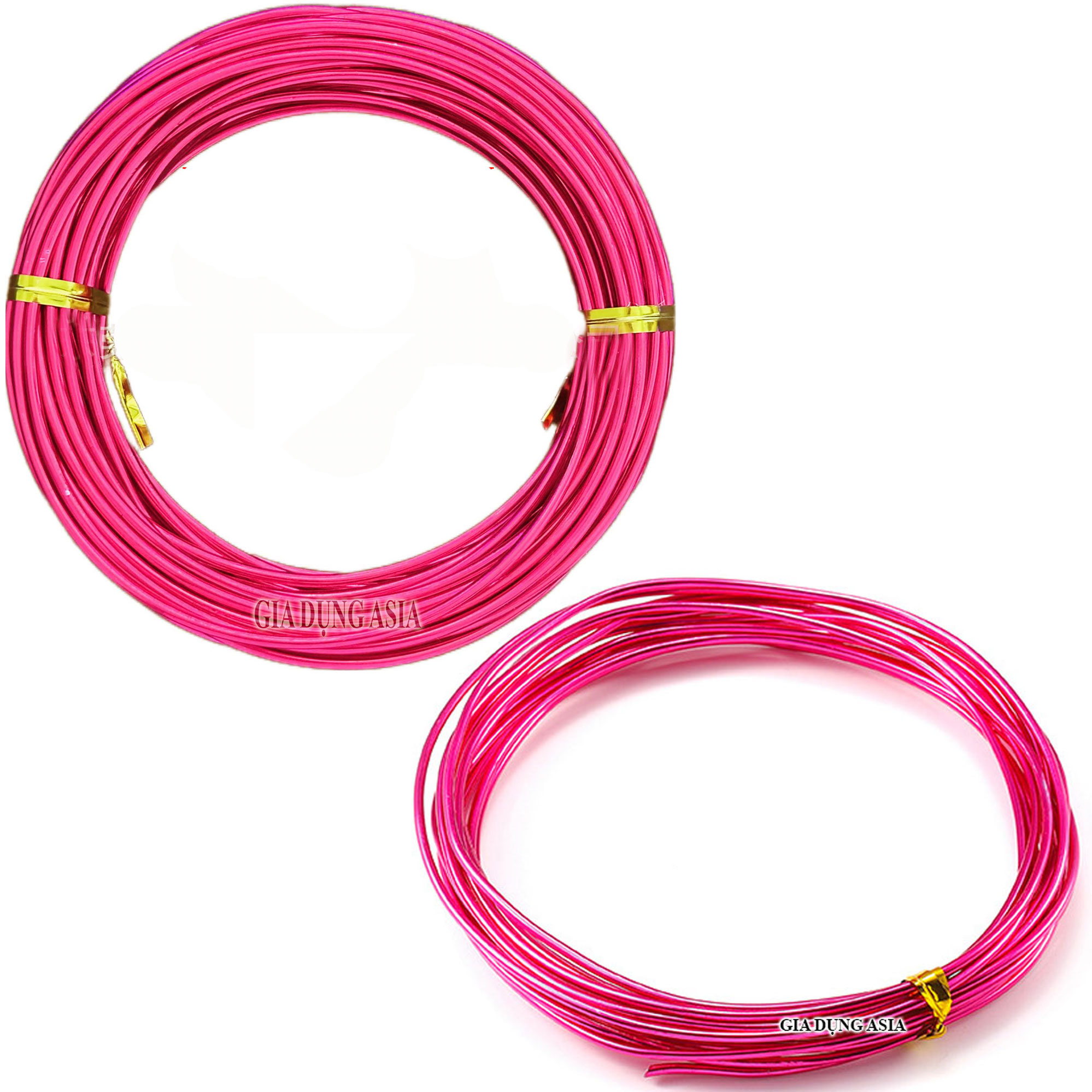 Cuộn 5 mét dây nhôm uốn làm mỹ thuật handmade màu sắc đa dạng