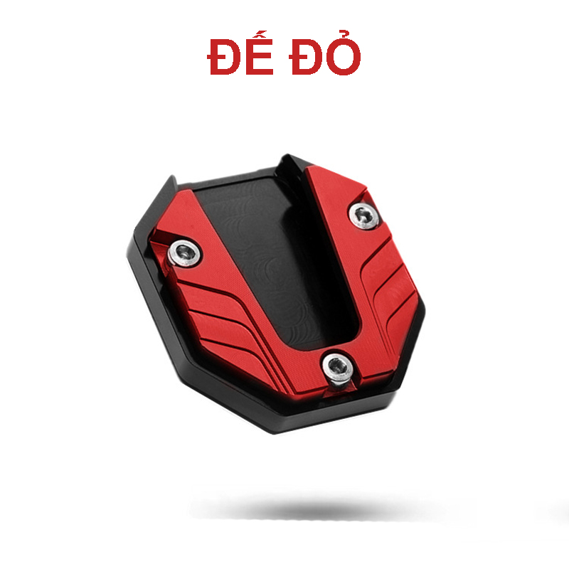 Đế chống trượt cho xe điện, chân chống xe máy bằng hợp kim nhôm, đế mở rộng