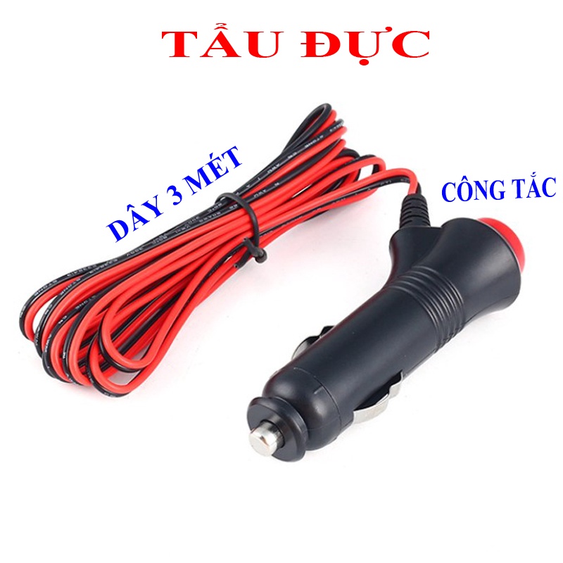 Cáp kẹp đấu nối trực tiếp Ắc quy sang đầu tẩu cái Ôtô