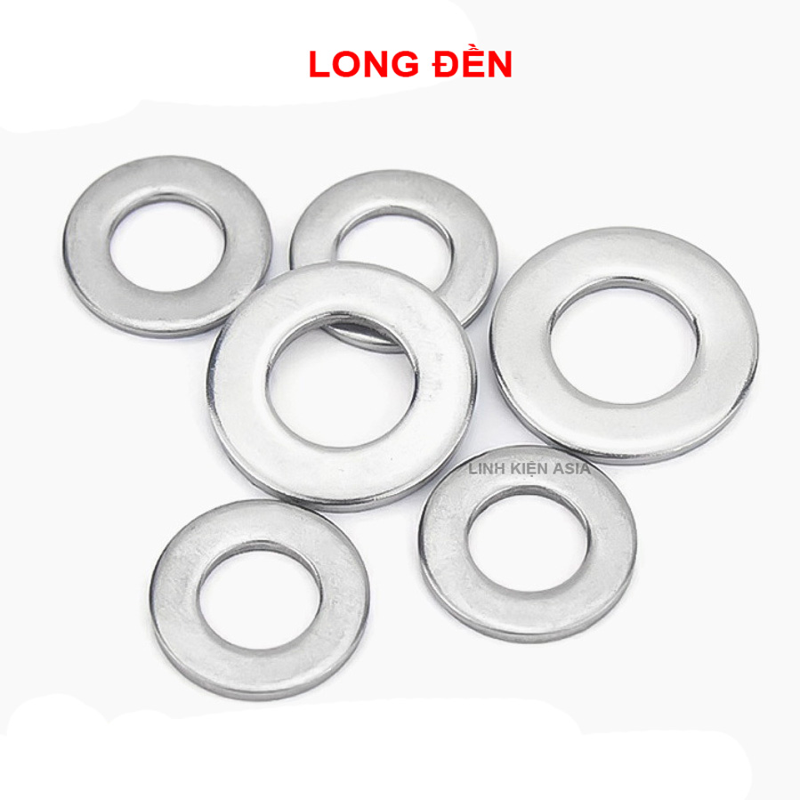 LONG ĐỀN GB97 gioăng inox 304 phẳng DIN125