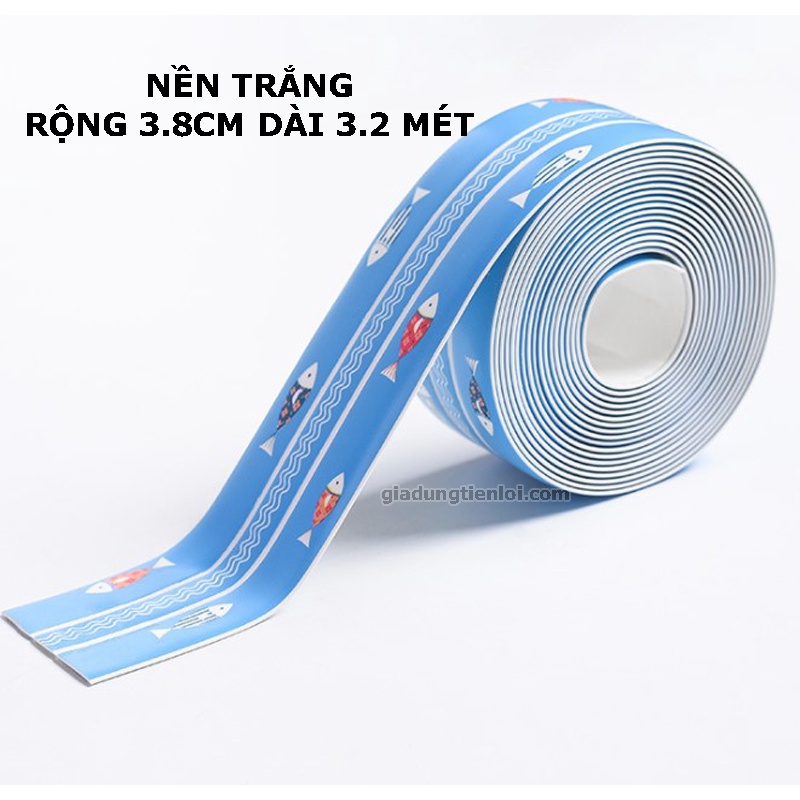 Băng keo PVC rộng 3.8CM chống thấm và chống nấm mốc nhà bếp