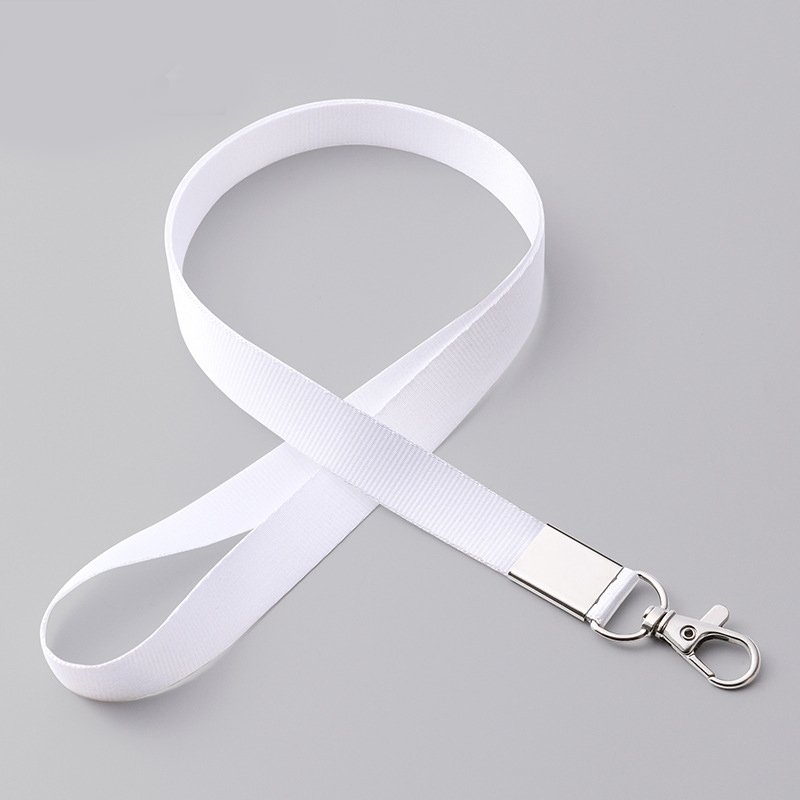 Dây Đeo Thẻ Lụa rộng 1.5cm Kèm Móc Khóa Tiện Lợi (Không Bao Gồm Bảng Tên)