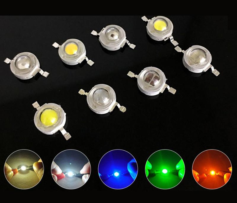 Bộ 10 chip Led Luxeon 1W - đèn led nhiều màu