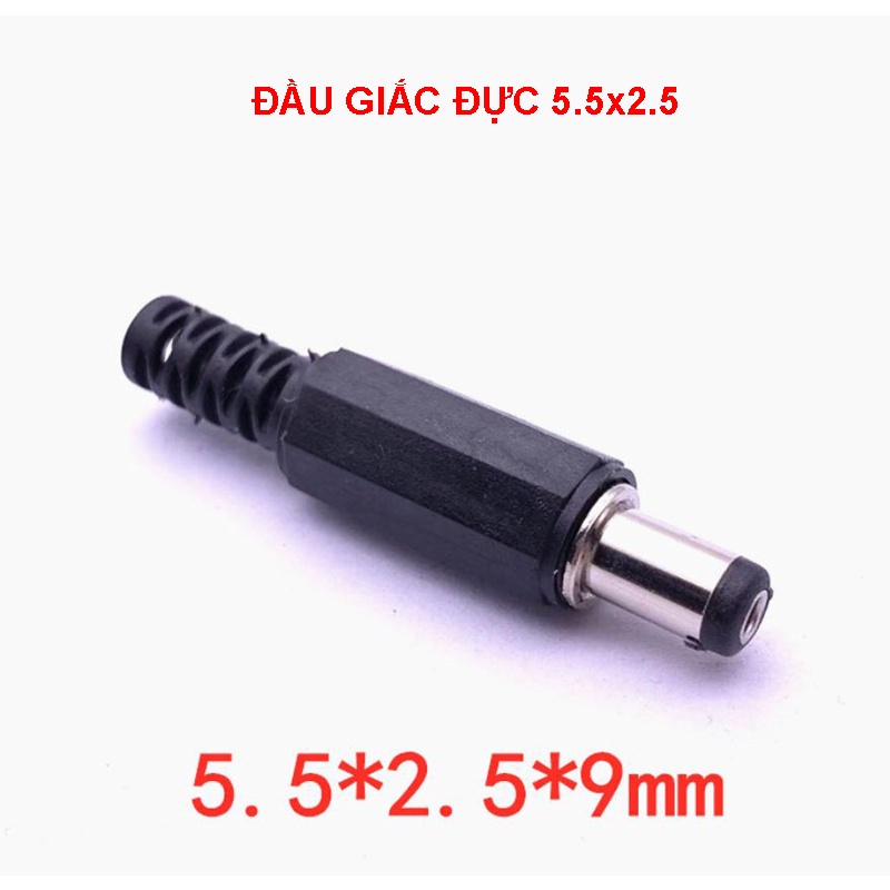 Đầu giắc DC 5.5x2.1mm 5.5x2.5mm 3.5x1.3mm - chân nối DC