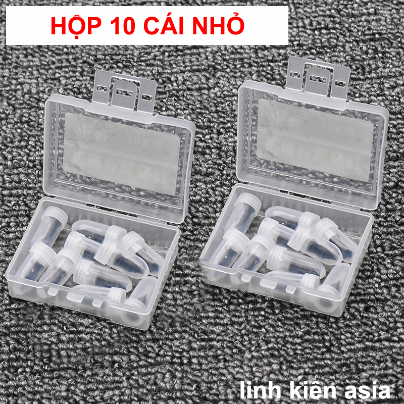 Hộp 10 đinh Vít có keo vá lốp xe cấp tốc Lốp không ruột Xe Máy/Xe Hơi