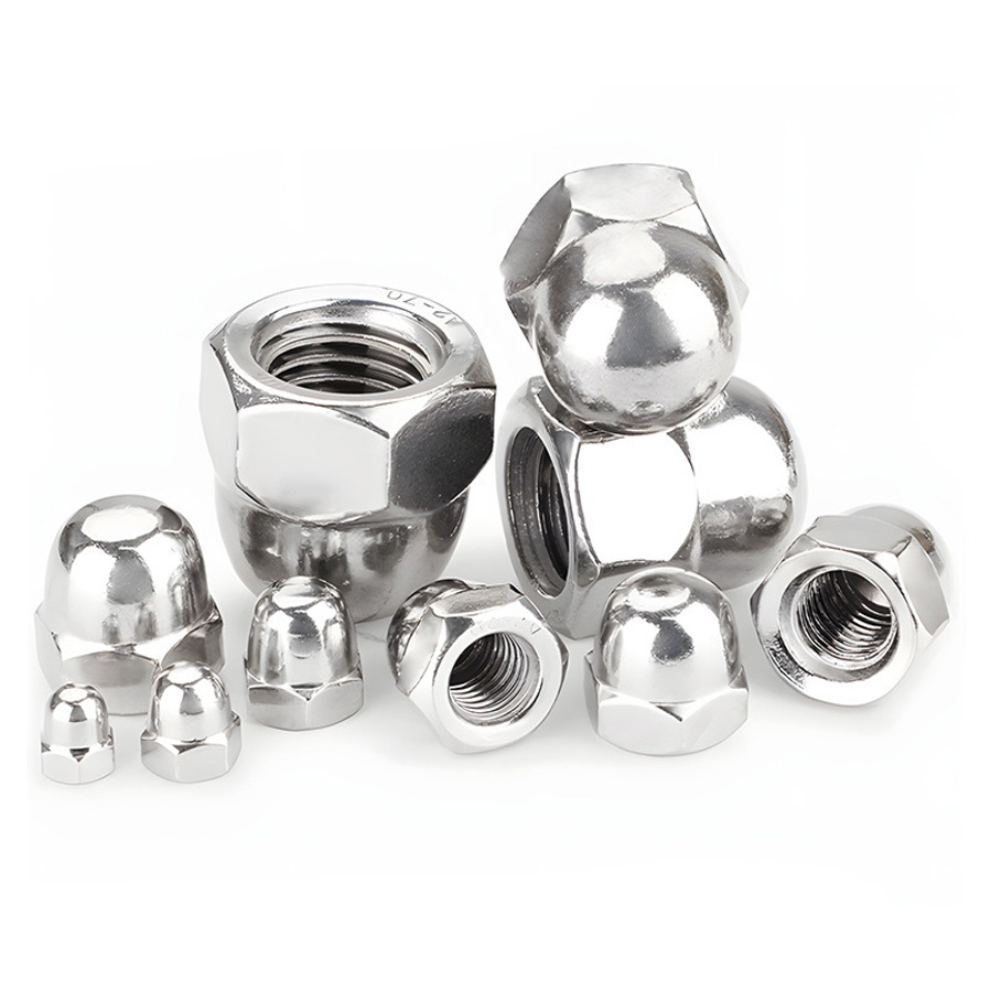 Nắp gù đai ốc bằng thép không gỉ 304 Đai ốc nắp DIN1587