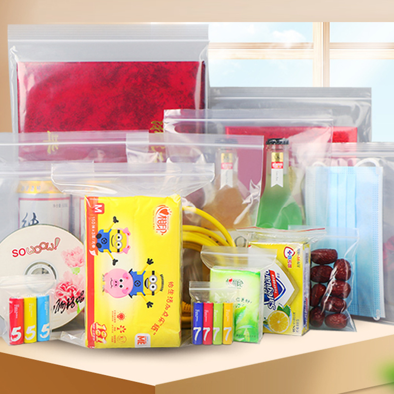 Combo 100 túi zip dày 8 zem, túi opp dẻo dai trong suốt