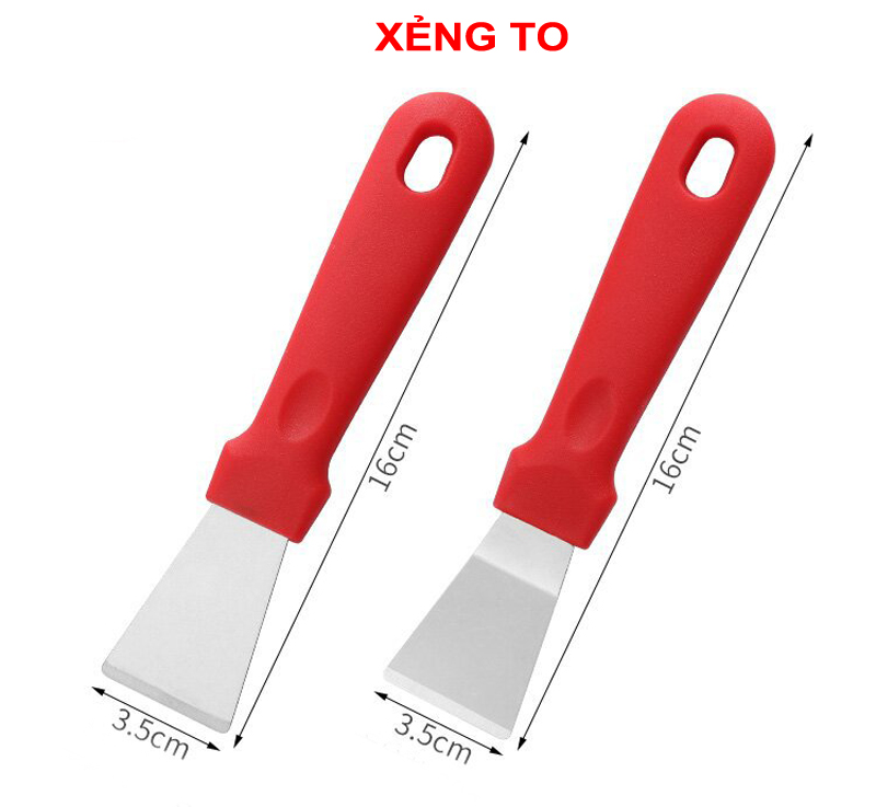Xẻng cạo vệ sinh mặt bàn bếp, bếp ga, dao cạo tủ lạnh, rã đông, cạo vết bẩn trên sàn