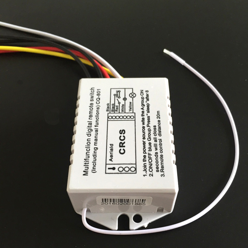 Công tắc điều khiển từ xa hai đèn thông minh không dây 220V (20 - 30 mét xuyên tường)