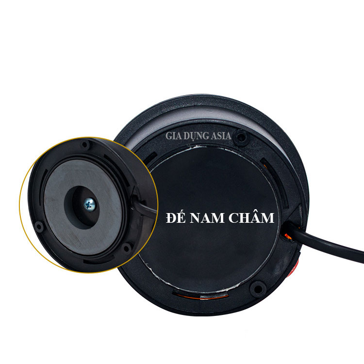 Đèn Cảnh Báo Led Chớp Kèm Còi Báo 12-48V – đế có nam châm