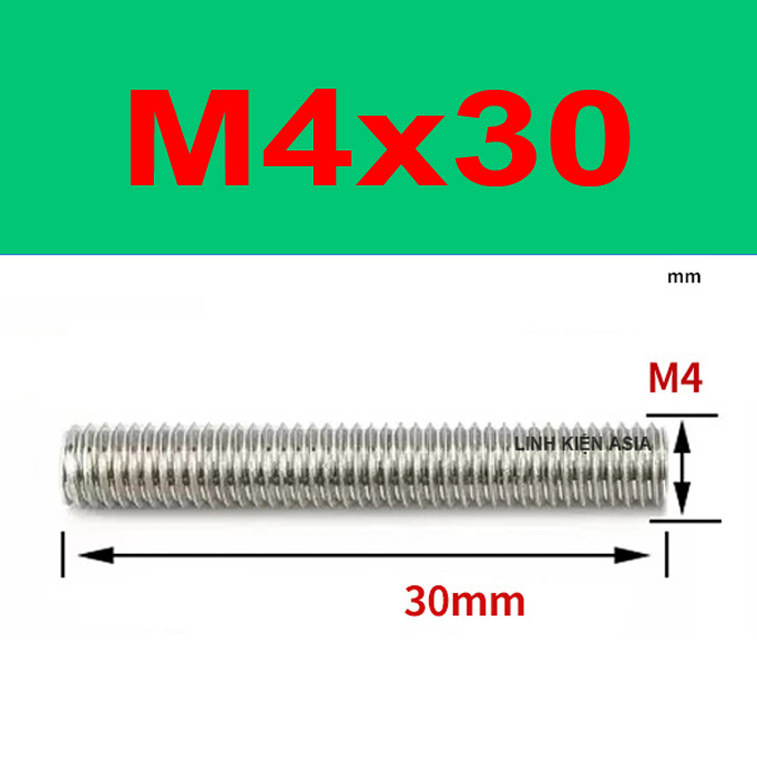 Bu lông FULL REN inox 304 nối đinh vít mở rộng hai đầu